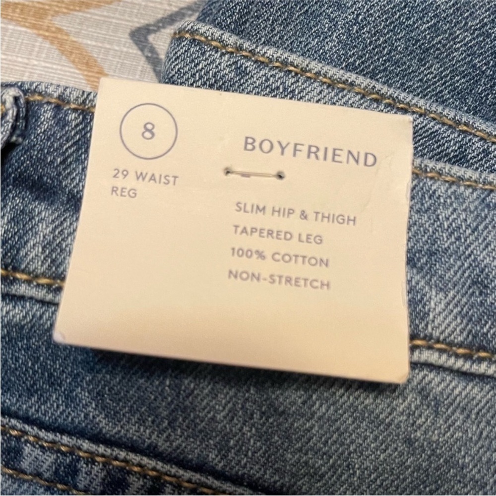 Women's Blue Patchwork Jeans NWT - Picture 7 of 7